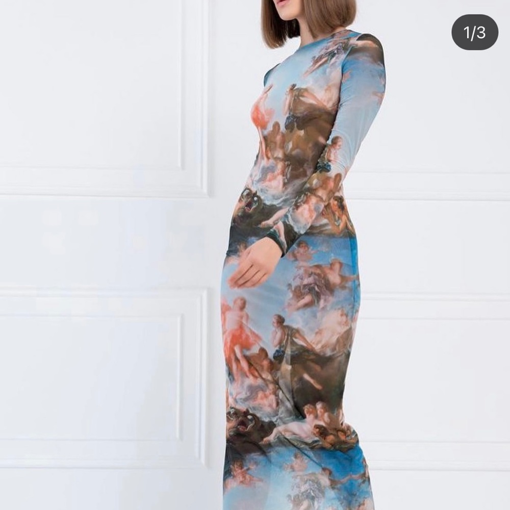 Venetian mesh dress